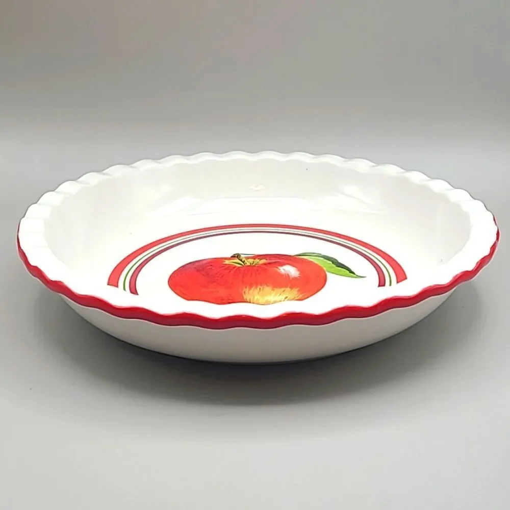 Bella Bug Ceramic Apple Pie Decorated Pie Plate